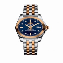 Breitling Galactic 29 Stainless Steel / Rose Gold / Horizon Blue Diamond / Bracelet C7234812/C964/791C