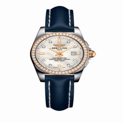 Breitling Galactic 29 Stainless Steel / Rose Gold / Diamond / Pearl Diamond / Calf C7234853/A792/486X/A12BA.1