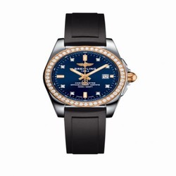 Breitling Galactic 29 Stainless Steel / Rose Gold / Diamond / Horizon Blue Diamond / Rubber C7234853/C964/248S/A12S.1