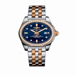 Breitling Galactic 29 Stainless Steel / Rose Gold / Diamond / Horizon Blue Diamond / Bracelet C7234853/C964/791C