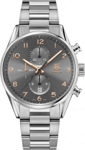 TAG Heuer Carrera Calibre 1887 43 Stainless Steel / Grey / Bracelet CAR2013.BA0799