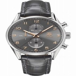 TAG Heuer Carrera Calibre 1887 43 Stainless Steel / Grey / Alligator CAR2013.FC6313