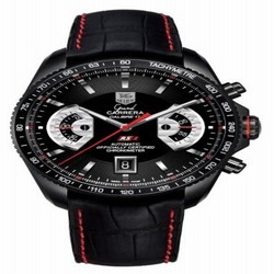 TAG Heuer Grand Carrera Calibre 17 RS2 43 PVD / Black / Alligator CAV518B.FC6237