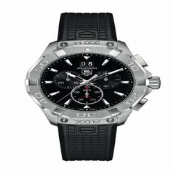 TAG Heuer Aquaracer 300M Quartz Chronograph 43 Stainless Steel / Black / Rubber CAY1110.FT6041