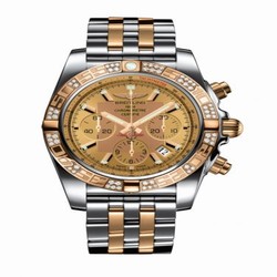 Breitling Chronomat 44 Stainless Steel / Rose Gold / Golden Sun Diamond / Bracelet CB0110AA.H548.375C