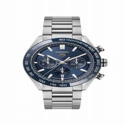 TAG Heuer Carrera Calibre Heuer 02 44 Stainless Steel / Blue CBN2A1A.BA0643