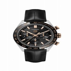 TAG Heuer Carrera Calibre Heuer 02 44 Stainless Steel / Rose Gold / Black CBN2A5A.FC6481