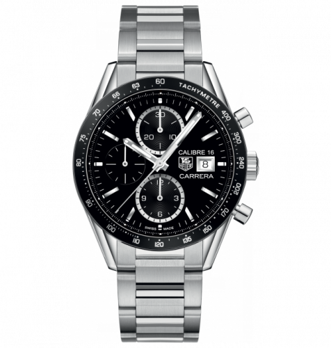 TAG Heuer Carrera Calibre 16 41 Stainless Steel / Black / Bracelet CV201AJ.BA0727