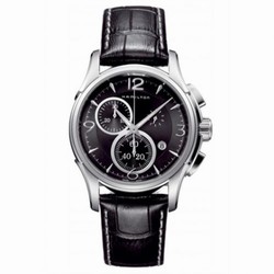 Hamilton Jazzmaster 42 Quartz Chronograph Stainless Steel / Black / Strap H32612735