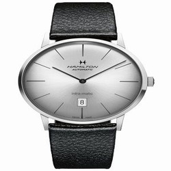 Hamilton Intra-Matic 42 Stainless Steel / Silver / Strap H38755751