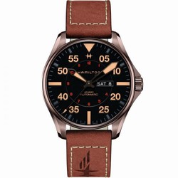 Hamilton Khaki Aviation Pilot Day-Date Auto 46 PVD / Black H64705531