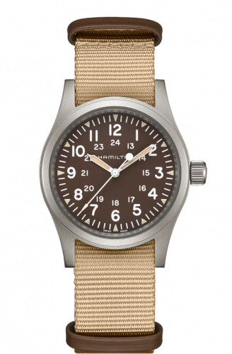 Hamilton Khaki Field Mechanical 38 Brown H69429901