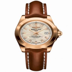 Breitling Galactic 32 Sleek Edition Rose Gold / Pearl / Calf H7133012.A802.406X