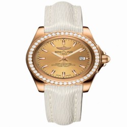 Breitling Galactic 32 Sleek Edition Rose Gold / Diamond / Golden Sun / Sahara H7133053.H549.235X