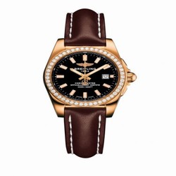 Breitling Galactic 29 Rose Gold / Diamond / Trophy Black / Calf H7234853.BF32.484X