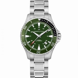 Hamilton Khaki Navy Scuba Auto Stainless Steel / Green / Bracelet H82375161