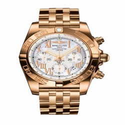 Breitling Chronomat 44 Rose Gold / Pearl Roman / Bracelet HB011012.A693.375H