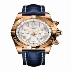 Breitling Chronomat 44 Rose Gold / Pearl Roman / Croco HB011012.A693.731P