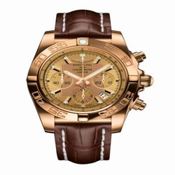 Breitling Chronomat 44 Rose Gold / Golden Sun / Croco HB011012.H548.739P