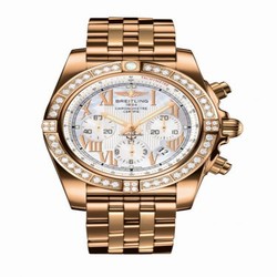 Breitling Chronomat 44 Rose Gold / Diamond / Pearl Roman / Bracelet HB011059.A693.375H