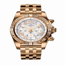 Breitling Chronomat 44 Rose Gold / Diamond / Pearl Roman / Bracelet HB0110AE.A693.375H