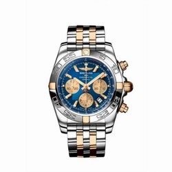 Breitling Chronomat 44 Two Tone Minor / Blue IB011012.C790