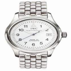 IWC Pilot's Watch Mark XV Stainless Steel / White / Bracelet IW3253-10