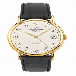 IWC Portofino Automatic Yellow Gold / Silver - Breguet / Strap IW3513-05