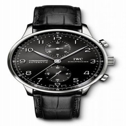 IWC Portuguese Chrono-Automatic White Gold / Black IW3714-13