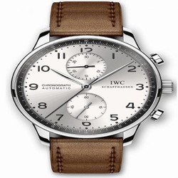 IWC Portuguese Chrono-Automatic Stainless Steel / Z��rich IW3714-93
