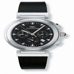 IWC Da Vinci SL Chronograph MecaQuartz Stainless Steel Brushed / Black / Desmopan IW3728-04