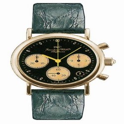 IWC Portofino Lady Chronograph MecaQuartz Rose Gold / Black / Alligator IW3730-01