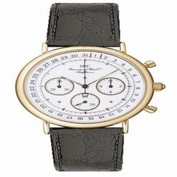 IWC Portofino Chronograph MecaQuartz Yellow Gold / White / Alligator IW3731-01