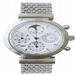 IWC Da Vinci Perpetual Stainless Steel / White / French / Bracelet IW3750-22