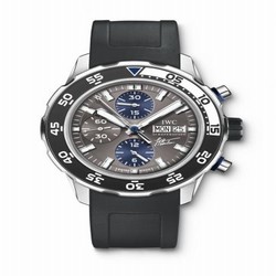 IWC Aquatimer Chronograph Stainless Steel / Grey / Rubber / Cousteau Divers 2010 IW3767-06