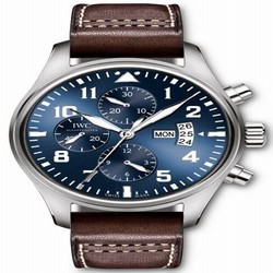 IWC Pilot's Watch Chronograph Stainless Steel / Le Petit Prince / Strap IW3777-06