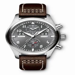 IWC Pilot's Watch Spitfire Perpetual Calendar Digital Date-Month Stainless Steel IW3791-08
