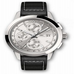 IWC Ingenieur Chronograph Custom Stainless Steel / Silver-Rhodium / Calf IW3808-AA