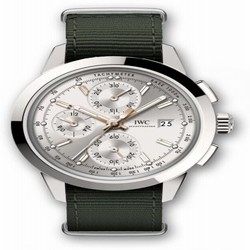 IWC Ingenieur Chronograph Custom Stainless Steel / Silver-Gold / NATO IW3808-AM