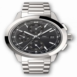 IWC Ingenieur Chronograph Custom Stainless Steel / Black-Rhodium / Bracelet IW3808-AY