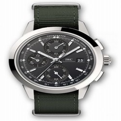 IWC Ingenieur Chronograph Custom Stainless Steel / Black-Rhodium / NATO IW3808-AZ