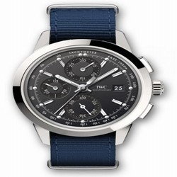 IWC Ingenieur Chronograph Custom Stainless Steel / Black-Rhodium / NATO IW3808-BA