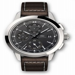 IWC Ingenieur Chronograph Custom Stainless Steel / Black-Black / Calf IW3808-BC
