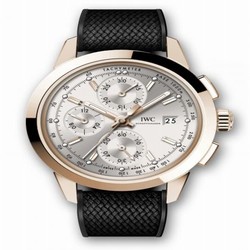 IWC Ingenieur Chronograph Custom Red Gold / Silver-Gold / Rubber IW3808-CU