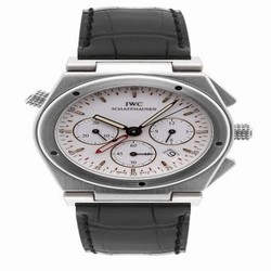 IWC Ingenieur Mecaquartz Chronograph Alarm Stainless Steel / White / Strap IW3815-03