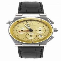 IWC Ingenieur Mecaquartz Chronograph Alarm Stainless Steel / Yellow Gold / Champagne / Strap IW3815-05
