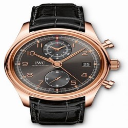 IWC Portuguese Chronograph Classic Red Gold / Ardoise IW3904-05