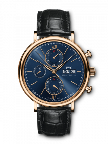 IWC Portofino Chronograph Red Gold / Blue IW3910-35