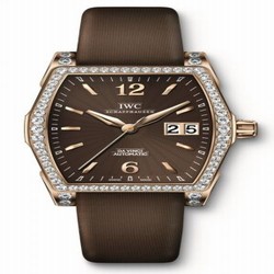 IWC Da Vinci Automatic Midsize Rose Gold / Diamond / Chocolate IW4523-21