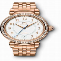 IWC Da Vinci 36 Automatic Red Gold / Diamond / Silver / Bracelet IW4583-10